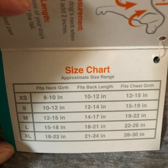 Dog Apparel ASPCA T Shirt I Woof You Grey and Red Size Medium - Picture 4 of 5